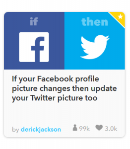 Screenshot IFTTT.com